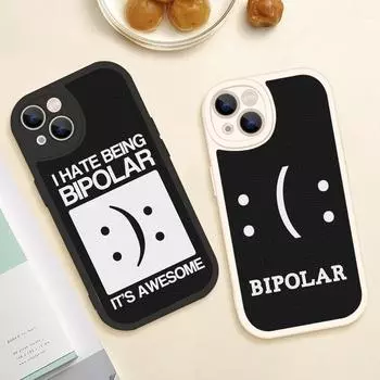 Я ненавижу биполярное расстройство, это потрясающий чехол для телефона Ye для Iphone 13 12 11 14 Pro MAX MiNi 7 8 14 Plus XS XR 13 Pro Чехлы из овечьей кожи 13 pro max