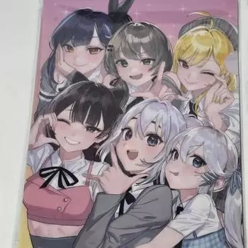 Я посмотрел на нераспечатанный файл Lee Se-dol в форме буквы L. Прозрачный файл Isekai Idol Popup Store Ise Pop