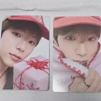 Я собираюсь набрать массу с помощью Riize Pink Christmas Trading Card Shota