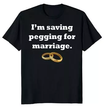 Я спасаю футболку унисекс с пеггингом для женатых S