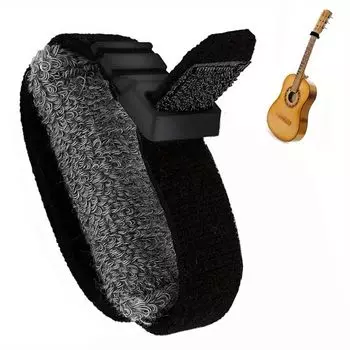 YAARUJEE Fret Wrap Guitar Bass Mute Накладка на гриф 180 мм, черная гитара, бесшумная лента, глушитель для гитары, бесшумный чехол для гитары, демпфер с электрорегулировкой положения