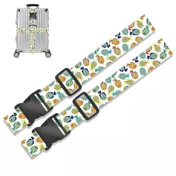 YAARUJEE Suitcase Load Tightening Load Tightening Fixed Length Width Set of Lots of Convenient Travel Elastic Luggage Fixing Prevents It From Belt,