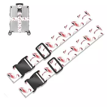 YAARUJEE Suitcase Load Tightening Load Tightening Fixed Length Width Set of Red Convenient Travel Elastic Fixed Belt for Prevents It from Belt, Belt,