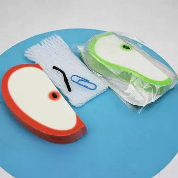 Яблоко Груша Липкие Заметки Блокноты Фруктовые Липкие Заметки 100 Шт. красный