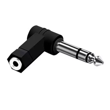 YACHUN Телефонная вилка L-типа, переходник, штекер, гнездо, аудиоадаптер, стандартный стереоразъем, усилитель, электронное пианино, клавиатура, гитара, электроника