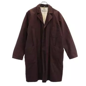 YAECA Light linen blend Chester coat M Brown WRITE Men s Used