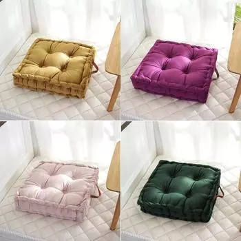 Ягодицы Красота Медитация Ягодицы Обеденный стул Подушка Голландский плюш Утолщенный Офис Снижение давления Подушка сиденья для талии 42x42cm