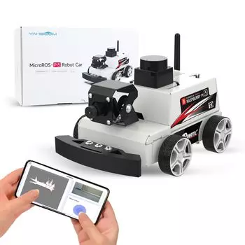 Yahboom Raspberry Pi 5 Программирование Образовательный робот MicroRos Образовательный AI Vision ROS2 SLAM Строительство Навигация Электронный образовательный проект Высокий