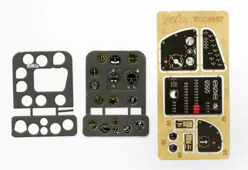 Yahu Model Douglas Dauntless Early Type Цветная приборная панель Пластиковые детали модели YMA3227 1/32 SBD-1/3 (для трубача)