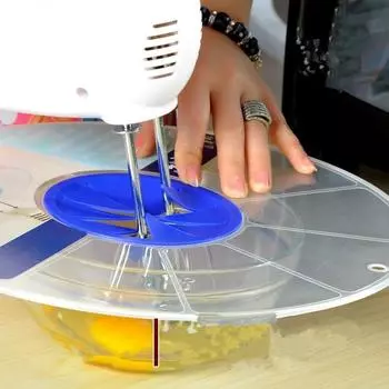 Яичный крем, перемешанная крышка от брызг, венчик, крышка от разлива, кухонные принадлежности для взбивания, кухонные принадлежности синий