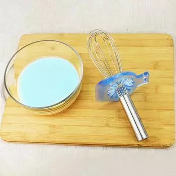 Яичный венчик Yousheng с отверстиями для подвешивания, кухонный венчик, простой в обслуживании кухонный ручной инструмент для перемешивания и очистки яичной жидкости 1 Set