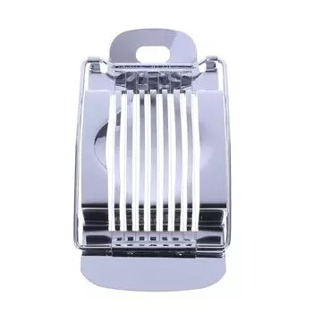 Яйцерезка из нержавеющей стали, инструмент для разделения консервированных яиц, необычная яйцерезка