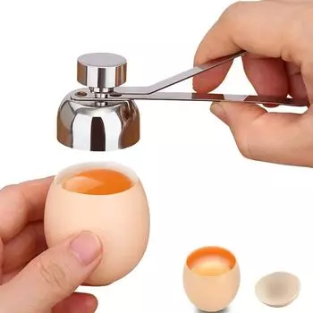 Яйцерезка из нержавеющей стали, ножницы для снятия скорлупы яиц, ножницы для открывания яиц из вареного металла, кухонные гаджеты, аксессуары