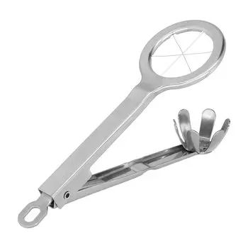 Яйцерезка металлическая из нержавеющей стали с петлей для подвешивания для домашней кухни ресторана, антикоррозийная,