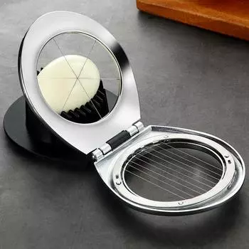 Яйцерезка Многоцелевая проволока из нержавеющей стали 304 для сваренных вкрутую яиц Резак для яиц Сверхмощный слайсер для клубники