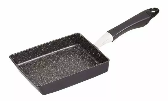 Яйцеварка Pearl Metal, черная, 13 x 18 см, совместимая с IH, Mega Marble HB-4374 чёрный