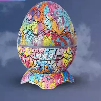 Яйцо динозавра, звездное небо, свет галактики, проекционный свет, светодиодный лазерный проектор с водным узором, спальня, полная звезд, атмосфера, ночник белый