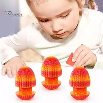 Яйцо дракона, 3D-печатное яйцо-лабиринт, подарочная коробка с деньгами, головоломка-коробка, драконье яйцо-лабиринт, игрушка-фиджет для взрослых и подростков A