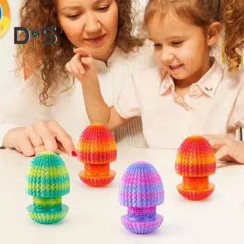 Яйцо дракона, 3D-печатное яйцо-лабиринт, подарочная коробка с деньгами, головоломка-коробка, драконье яйцо-лабиринт, игрушка-фиджет для взрослых и подростков A