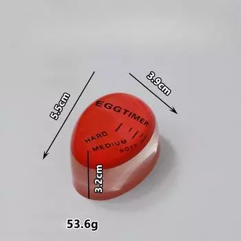 Яйцо Идеальное изменение цвета Таймер Вкусные мягкие вкрутую яйца Кулинария Помощник SIZE:5.5X3.9CM