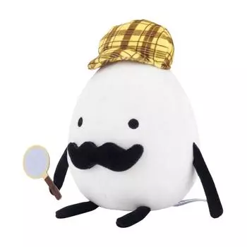 Яйцо плюшевое яйцо кукла 7.1 дюймов мультфильм плюшевая подушка игровой персонаж фаршированный декоративный милый кавайный подарок идеально подходит для дивана спальни белый