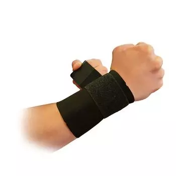 Yakult Tetsuto favorite McDavid Wrist Supporter M4511N Ремешок для поддержки запястья Tetsuto Yamada, игрок в бейсбол средней школы, без логотипа, для использования слева и справа чёрный