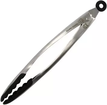 Yakusel OSAMU GOODS Щипцы Силиконовые кулинарные щипцы для Якинику Безопасны для посудомоечной машины 32 см чёрный