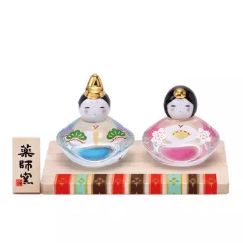 Yakushi kiln Ayae glass baby doll