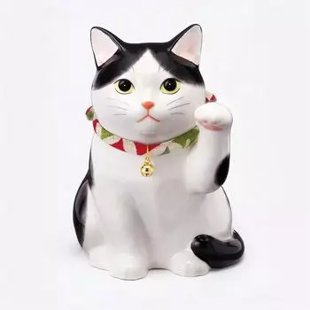 Yakushi Kiln Счастливый кот, удачи вам (с наклейкой)