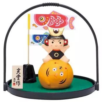 Yakushigama Festival Nishikisa Warabe Daisho a round 5714 Boy s (slaying tiger) (with basket)