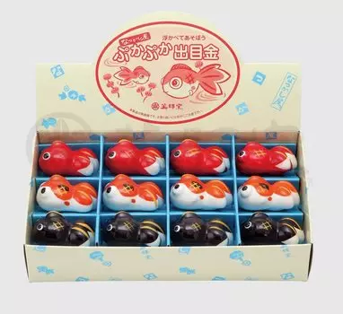 Yakushigama Pukapuka Demekin Display Set Nostalgic Shop Feng Shui Good Luck Invitation Good Luck Interior Figurine (Yakushigama) [9322]
