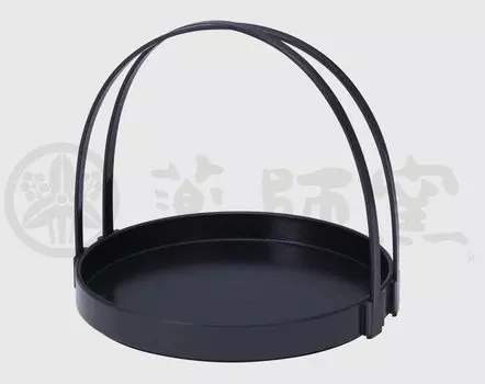 Якусигама Круглая корзина для средства от комаров Ностальгический магазин Фэн-шуй Приглашение на удачу Удача Интерьерная статуэтка (Якусигама) [9600] чёрный