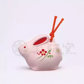 Якусигама Нишикиса Приглашение Удачи Сузу Зодиак Земляной Колокольчик Зодиак Кролик Новогоднее Украшение Интерьер Талисман На Удачу (Якусигама) [137-Кролик] розовый