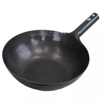 Yamada Industries Iron wok толщиной 30 см для одной руки (пластина 1,2мм) чёрный