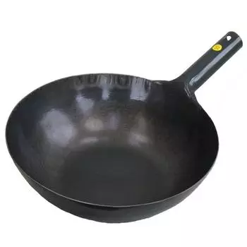 Yamada Kogyo Iron Hammered One Hand Wok Толщина 27 см (Пластина 1,6 мм) чёрный