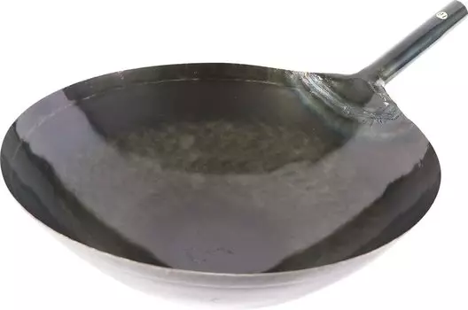 Yamada Kogyo Iron Wok 45 см Толщина пластины Сделано в Японии Одна рука Китайский Коммерческое использование Yamada Wok 001047 1,6 мм чёрный