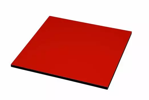 Yamaga Lacquerware Деревянный цветок квадратный двойной Сделано в Сделано в Подставка для кукол в японском стиле, доска, черный, красный, с боковинами, Япония, Япония, Tokonoma, красный