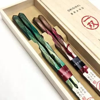 Yamaga Lacquerware Shop Issou Gift Chopsticks Set Nissho Pair