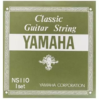 YAMAHA Classic Guitar Set Strings NS110 Set 1st to 3rd strings are 4th to 6th strings are which is thin nylon wrapped with nylon, silverwound, metal.