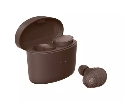 Yamaha Completely Wireless Earphones TW-E5B(T): Listening Care/Gaming Mode/Ambient Sound/Up to 30 Hours Playback/Waterproof IPX5 Equivalent/Brown