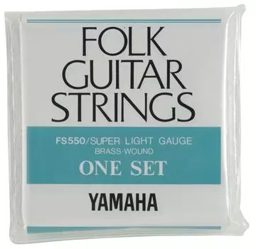 YAMAHA Guitar Super Light Gauge Folk Guitar Set String FS550 Super Light Gauge Beginner-friendly