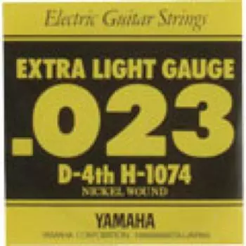 YAMAHA H1074 Electric Guitar Strings Extra Light Gauge 023 4 Strings Rose Yamaha [1 String]
