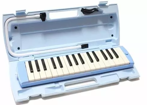 Yamaha keyboard harmonica pianica 32 keys P32E P32EP with our original / sticker! (P-32E (light blue))