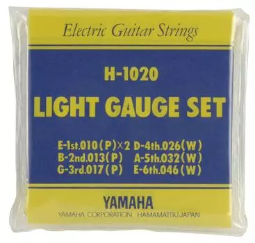 YAMAHA Light Gauge Electric Guitar Set Strings H1020