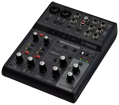 YAMAHA Live Streaming Mixer 6 Channel Black AG06MK2 B