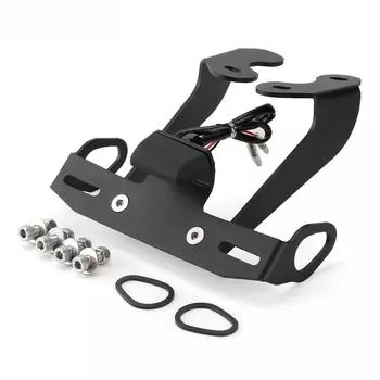 Yamaha MT-09 FZ09 рамка номерного знака Tail Tidy задний щиток крыла с совместимостью с глушителем M918 license plate frame + E4 чёрный