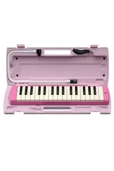 YAMAHA PIANICA Keyboard Harmonica 32 клавиши розового цвета Поставляется с пластиковым жестким футляром того же цвета, разработанным для удобства использования детьми P-32EP