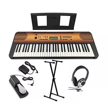 YAMAHA PSR-E360MA StandHeadphonePedal Set 61 клавиша Touch Response Maple Yamaha