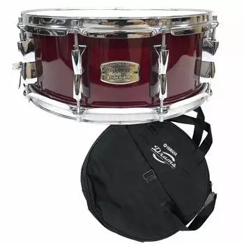 YAMAHA SBS1455CR Yamaha Stage Custom Snare Drum Cranberry Red с чехлом для малого барабана 14x5.5