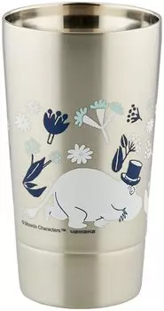 Yamaka Shoten MOOMIN нержавеющая сталь стакан двойной структуры 350 мл Snufkin Moomin Товары Скандинавский день Подарок Посуда Подарок Свадебный Подарок Сделано в